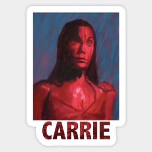 Carrie Digital Portrait- Text Design Sticker